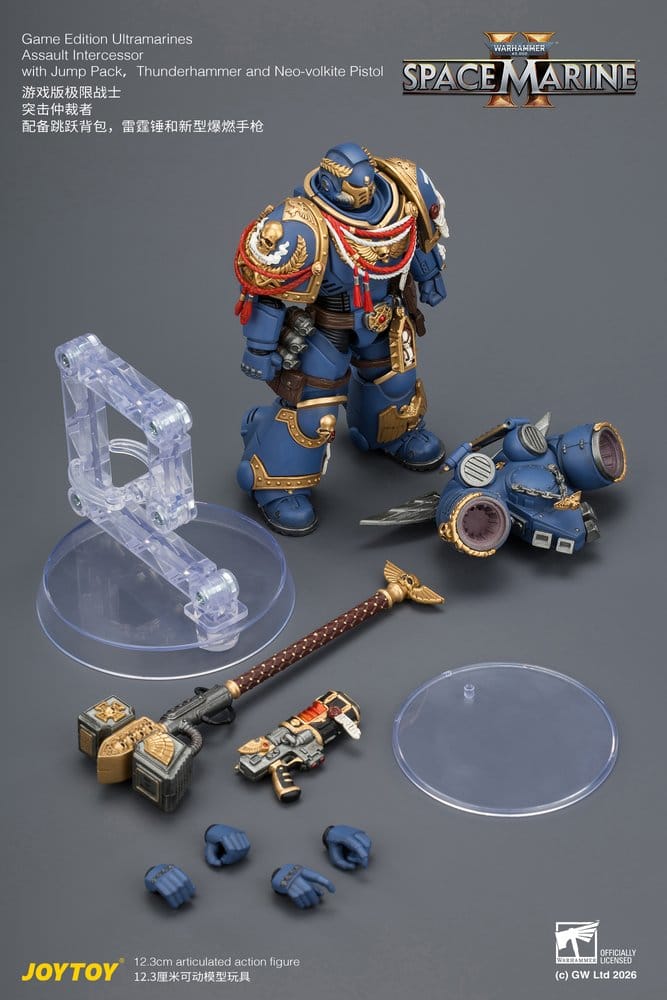 Warhammer Actionfigur Game Edition Ultramarines Assault Intercessor 12 cm Image 10