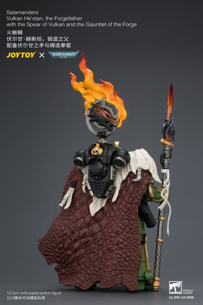 Warhammer Actionfigur Salamanders Vulkan He'stan, the Forgefather 13 cm Image 5