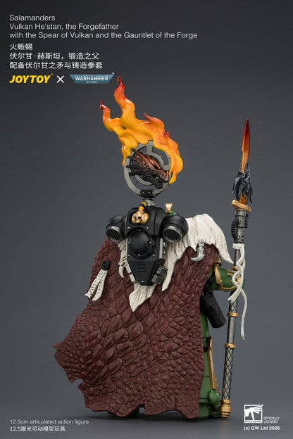 Warhammer Actionfigur Salamanders Vulkan He'stan, the Forgefather 13 cm Image 5