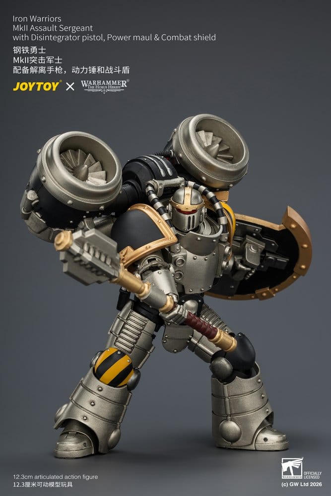Warhammer The Horus Heresy Actionfigur Iron Warriors MkII Assault Sergeant 12 cm Image 13