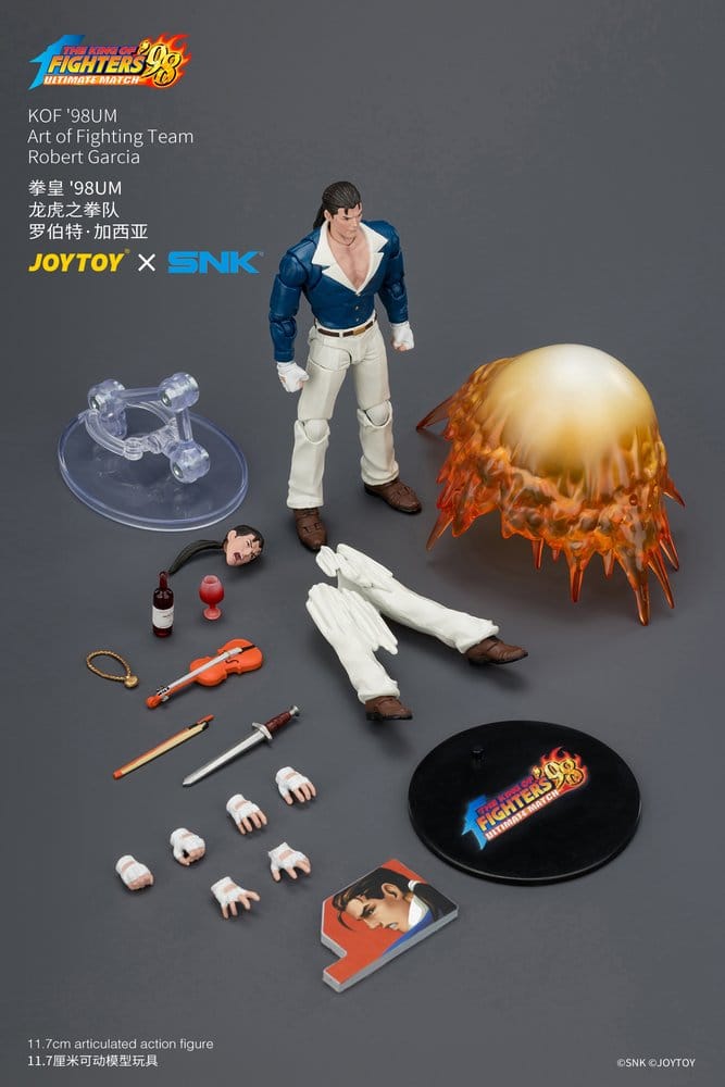 The King of Fighters '98 Ultimate Match Actionfigur Robert Garcia (Art of Fighting Team) 12 cm Image 20