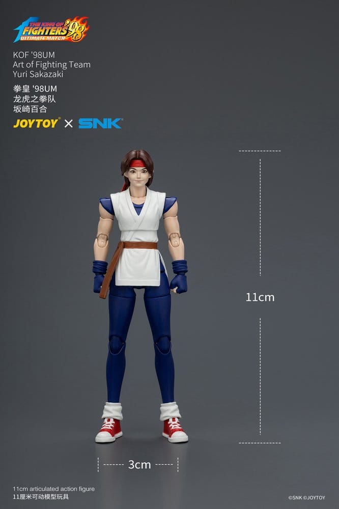 The King of Fighters '98 Ultimate Match Actionfigur Yuri Sakazaki (Art of Fighting Team) 12 cm Image 10