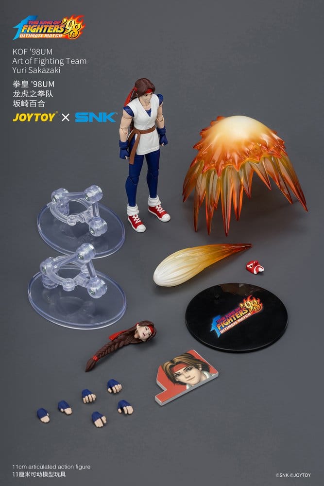 The King of Fighters '98 Ultimate Match Actionfigur Yuri Sakazaki (Art of Fighting Team) 12 cm Image 19
