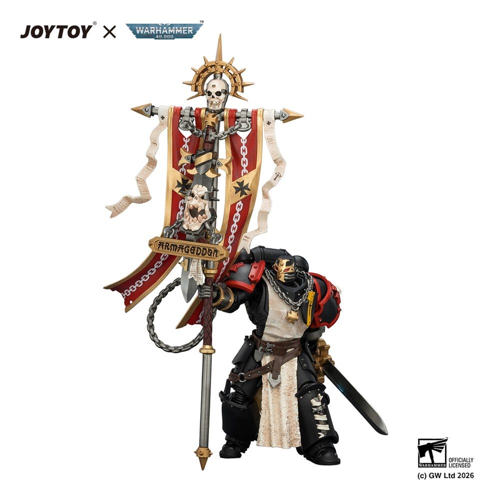 Warhammer Actionfigur Black Templars Crusader Ancient 12 cm Image 5