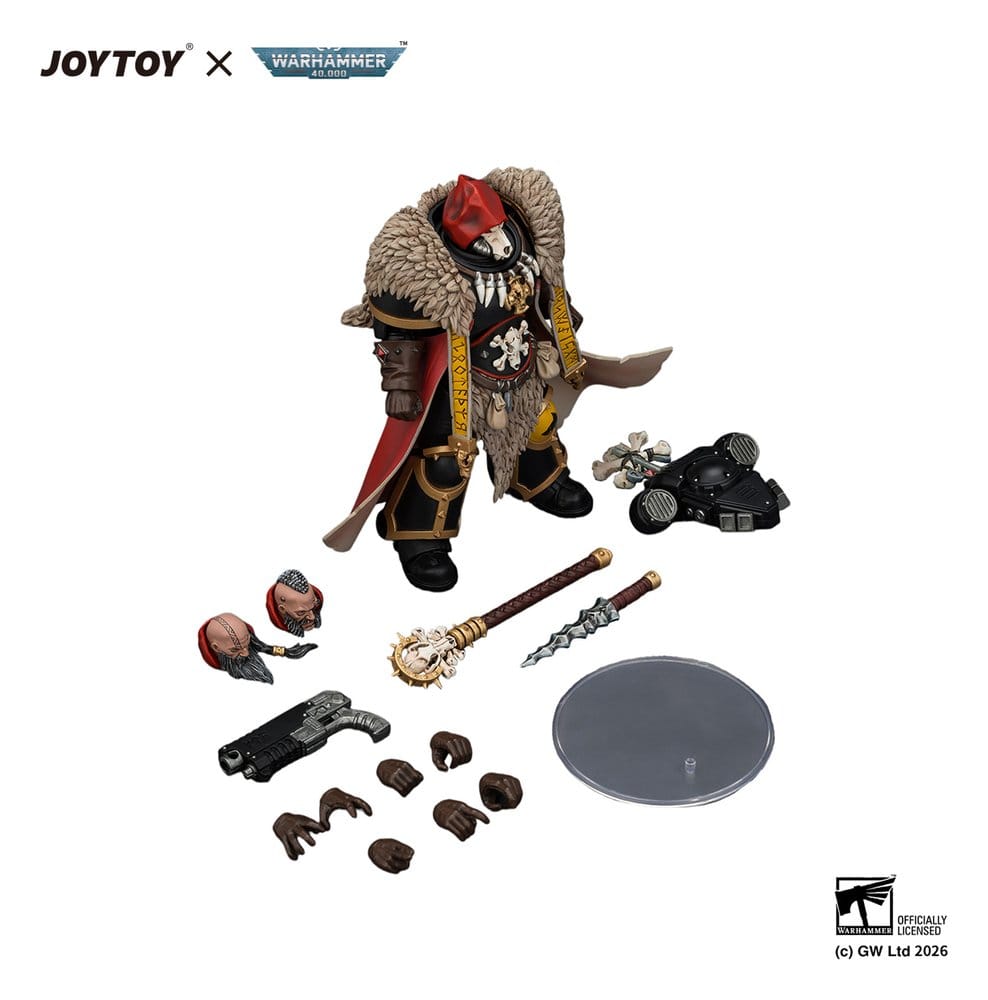 Warhammer Actionfigur Space Wolves Wolf Priest 12 cm Image 6