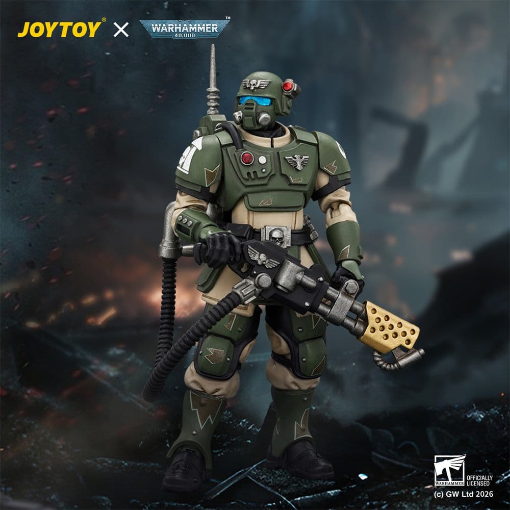 Warhammer Actionfigur Astra Militarum Kasrkin 2 with Flamer Image 7