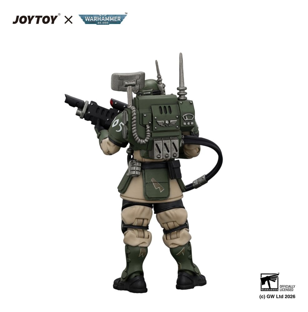 Warhammer Actionfigur Astra Militarum Kasrkin 3 with Hot-shot Lasgun and Vox-caster Image 2