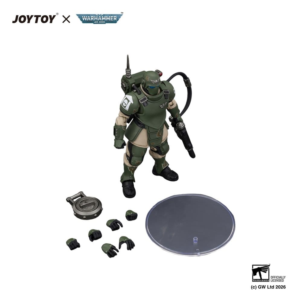 Warhammer Actionfigur Astra Militarum Kasrkin 6 with Hot-shot Laspistol Image 5