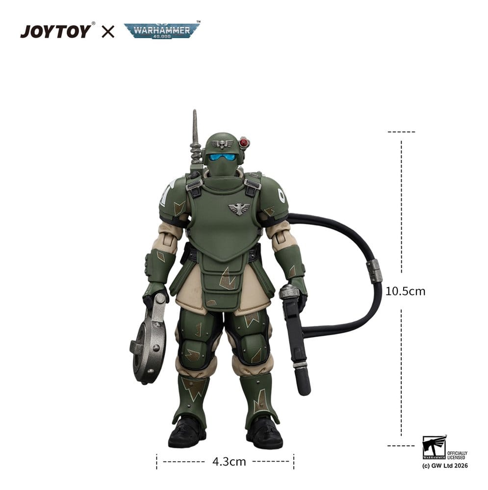 Warhammer Actionfigur Astra Militarum Kasrkin 6 with Hot-shot Laspistol Image 6