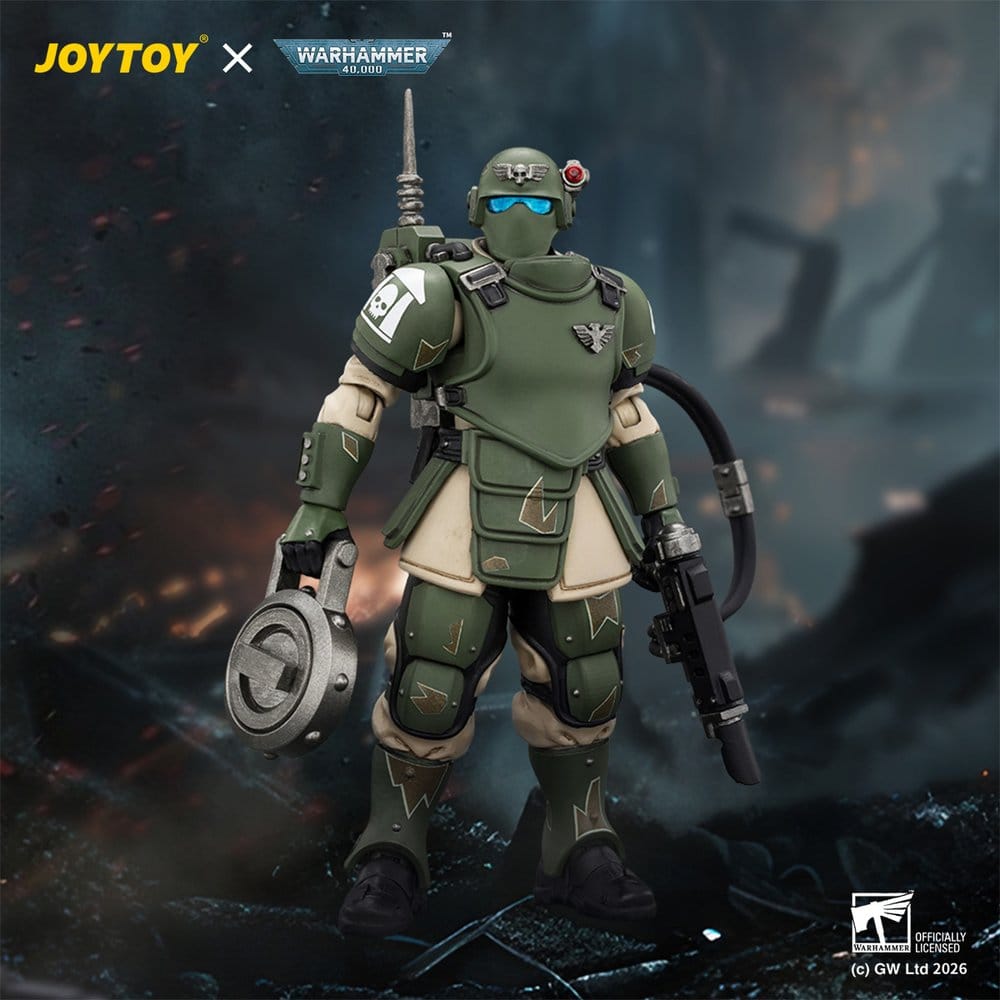 Warhammer Actionfigur Astra Militarum Kasrkin 6 with Hot-shot Laspistol Image 7
