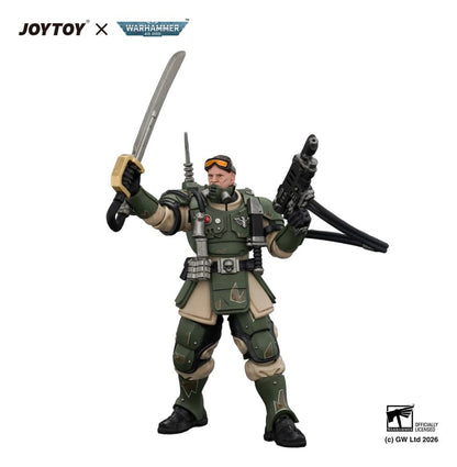 Warhammer Actionfigur Astra Militarum Kasrkin 7 with Hot-shot Laspistol and Power Sword Image 4