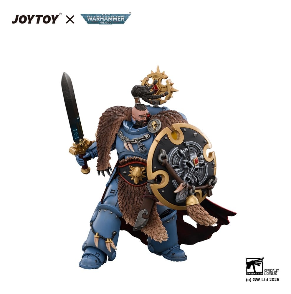 Space Marine Actionfigur Space Wolves Wolf Guard Battle Leader 12 cm Image 3