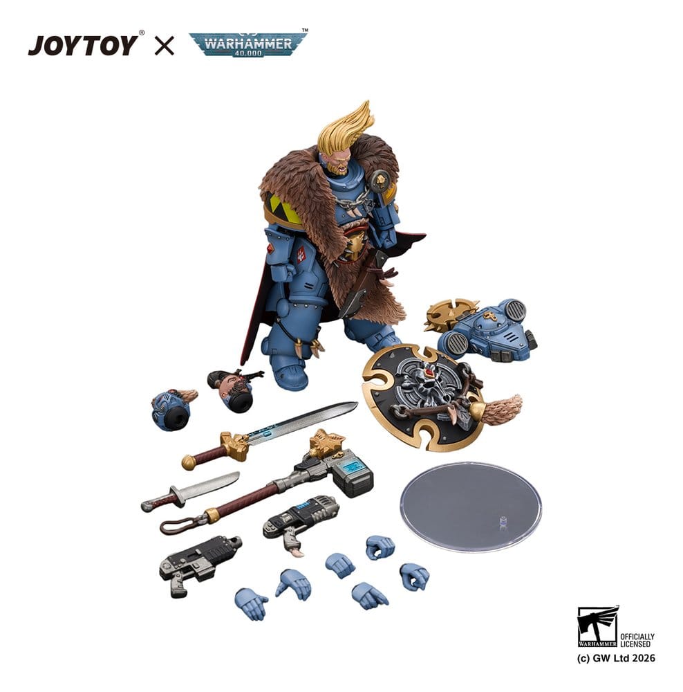 Space Marine Actionfigur Space Wolves Wolf Guard Battle Leader 12 cm Image 5