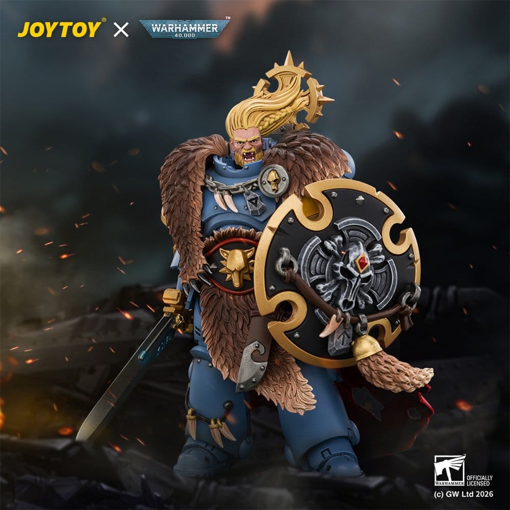 Space Marine Actionfigur Space Wolves Wolf Guard Battle Leader 12 cm Image 6