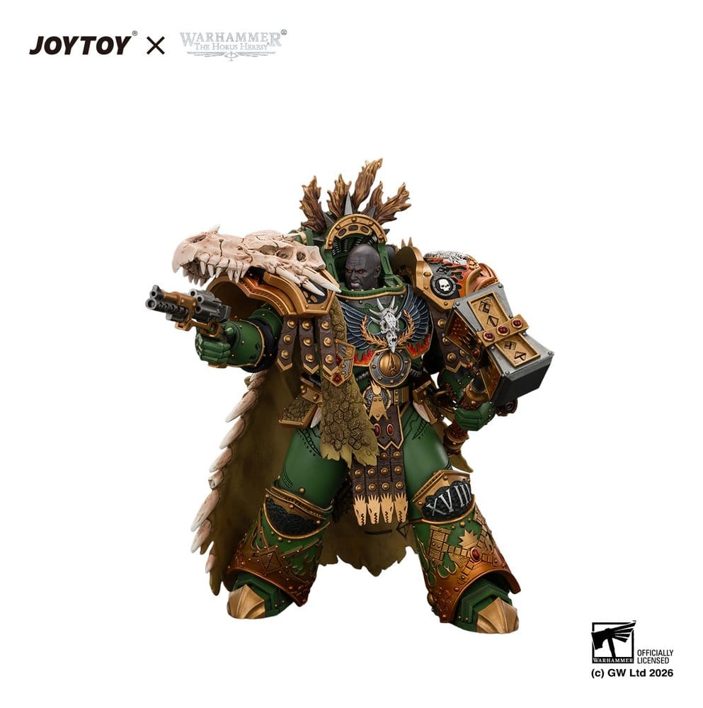 Warhammer Actionfigur Salamanders Vulkan, Primarch of the XVIIIth Legion 21 cm Image 4