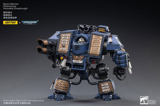 Warhammer 40k Actionfigur 1/18 Space Marines Ultramarines Venerable Dreadnought 19 cm Image 1