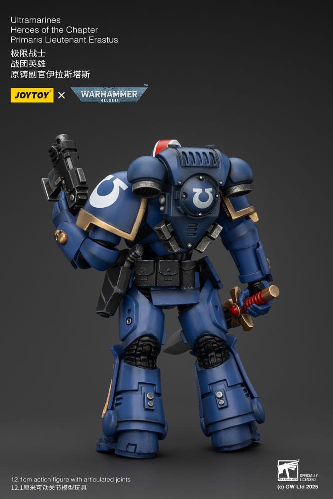 Warhammer 40k Actionfigur 1/18 Ultramarines Heroes of the Chapter Primaris Lieutenant Erastus 20 cm Image 4