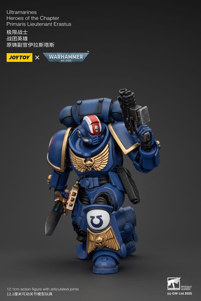 Warhammer 40k Actionfigur 1/18 Ultramarines Heroes of the Chapter Primaris Lieutenant Erastus 20 cm Image 7