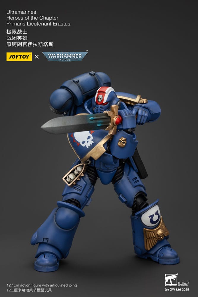 Warhammer 40k Actionfigur 1/18 Ultramarines Heroes of the Chapter Primaris Lieutenant Erastus 20 cm Image 8