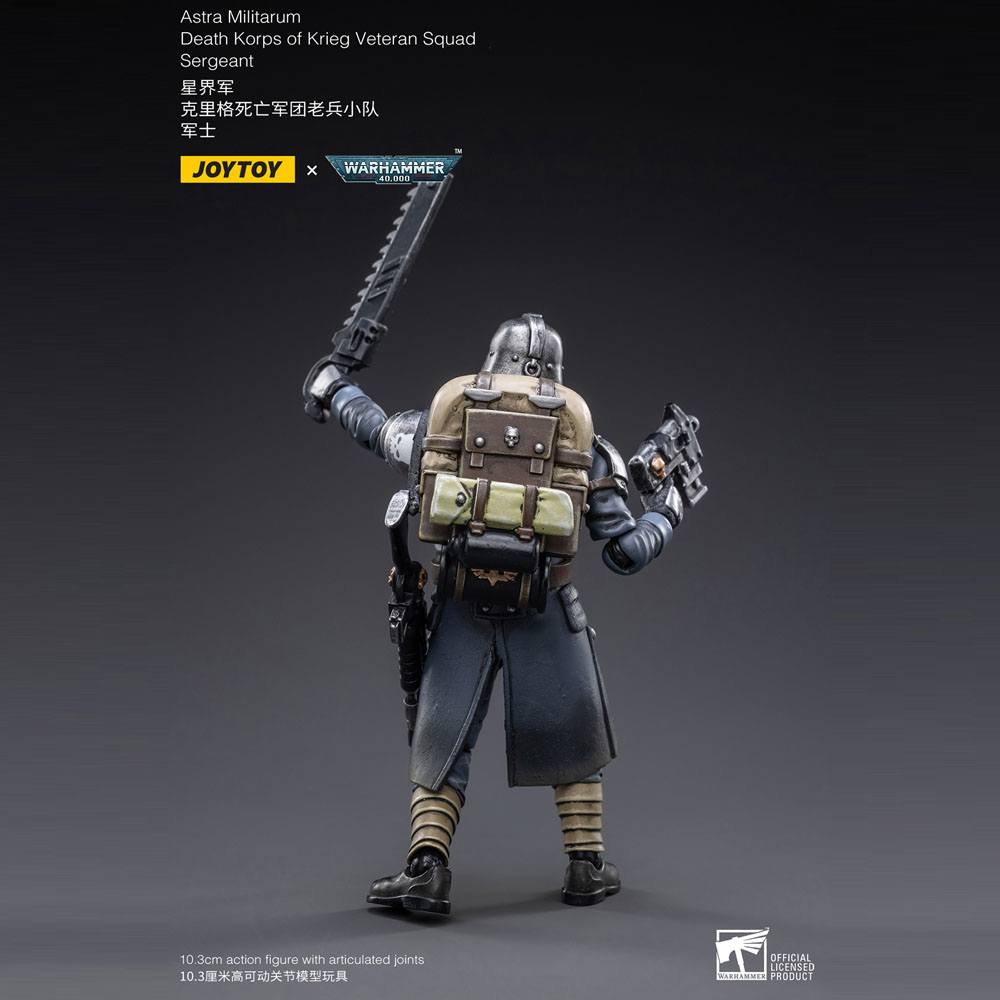 Warhammer 40k Actionfigur 1/18 Death Korps of Krieg Veteran Squad Sergeant 10 cm Image 7