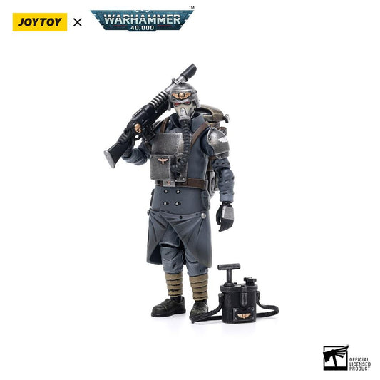 Warhammer 40k Actionfigur 1/18 Death Korps of Krieg Veteran Squad Guardsman Demolitions Specialist 10 cm Image 1