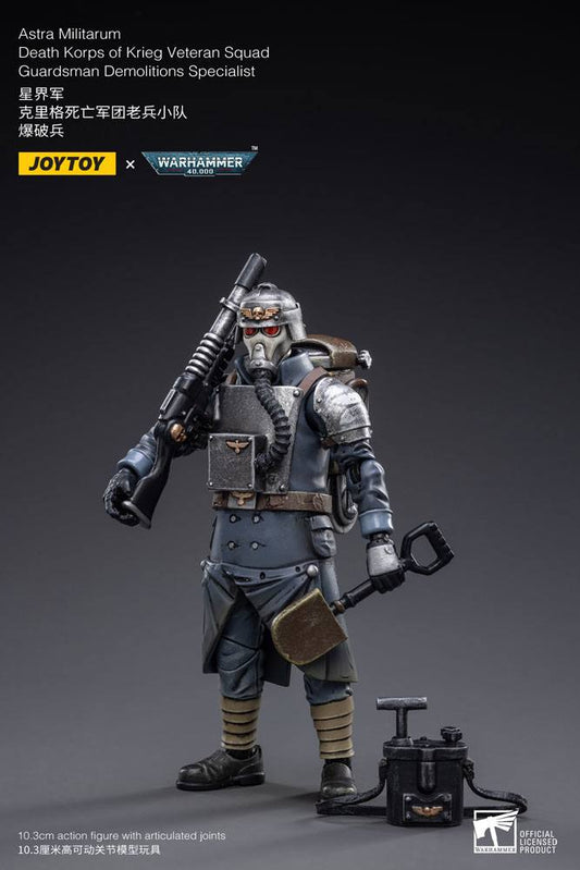 Warhammer 40k Actionfigur 1/18 Death Korps of Krieg Veteran Squad Guardsman Demolitions Specialist 10 cm Image 2