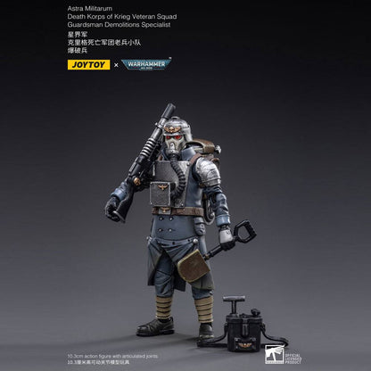 Warhammer 40k Actionfigur 1/18 Death Korps of Krieg Veteran Squad Guardsman Demolitions Specialist 10 cm Image 6