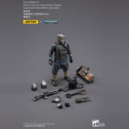 Warhammer 40k Actionfigur 1/18 Death Korps of Krieg Veteran Squad Guardsman Demolitions Specialist 10 cm Image 8