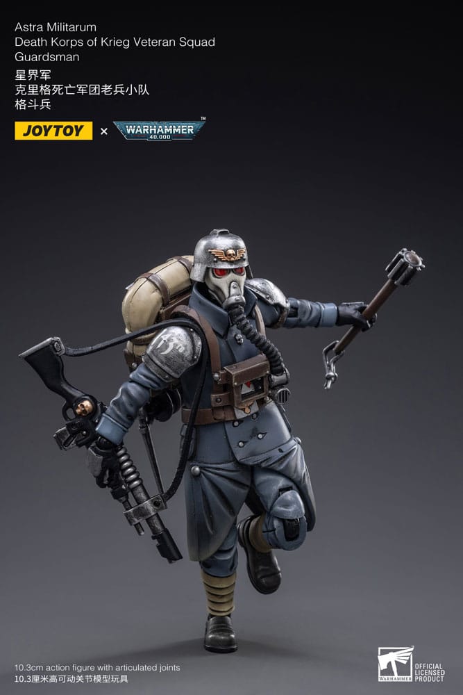 Warhammer 40k Actionfigur 1/18 Astra MilitarumDeath Korps of Krieg Veteran Squad Guardsman 11 cm Image 1