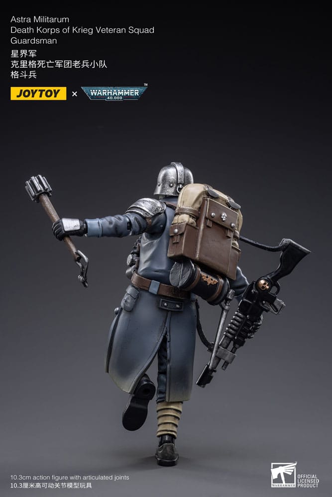 Warhammer 40k Actionfigur 1/18 Astra MilitarumDeath Korps of Krieg Veteran Squad Guardsman 11 cm Image 2