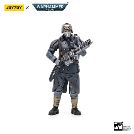 Warhammer 40k Actionfigur 1/18 Death Korps of Krieg Veteran Squad Guardsman with Flamer 10 cm Image 1