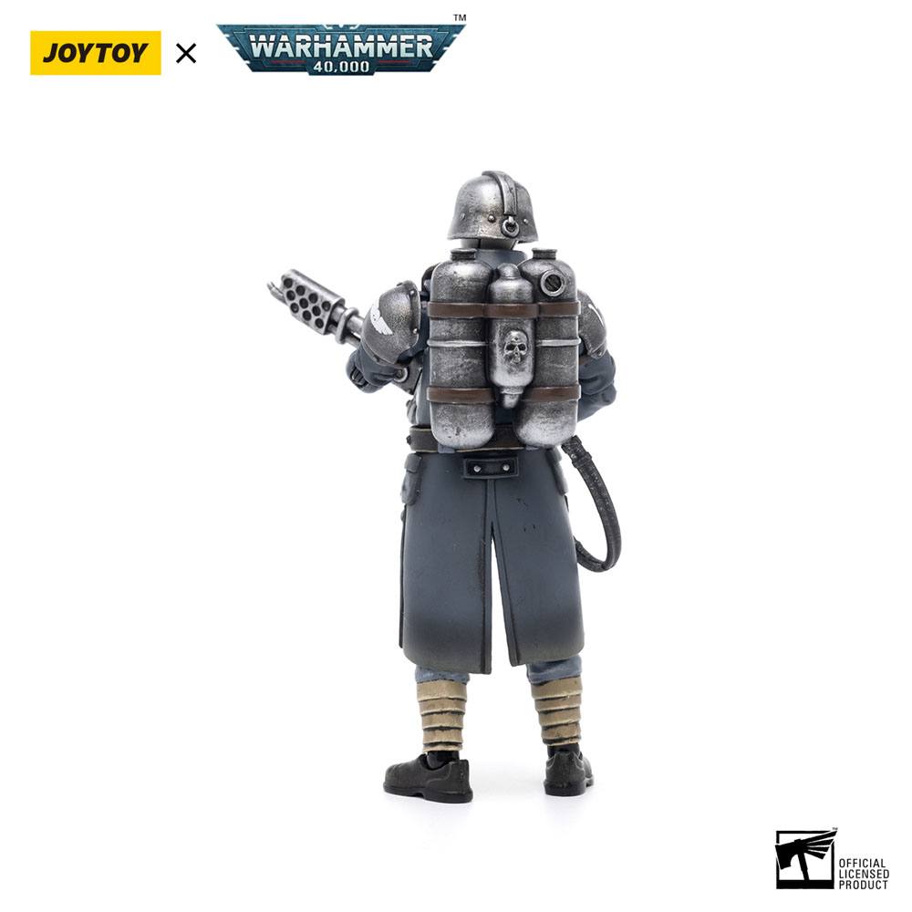 Warhammer 40k Actionfigur 1/18 Death Korps of Krieg Veteran Squad Guardsman with Flamer 10 cm Image 2