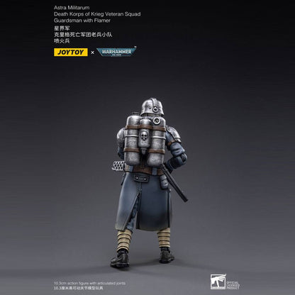 Warhammer 40k Actionfigur 1/18 Death Korps of Krieg Veteran Squad Guardsman with Flamer 10 cm Image 7
