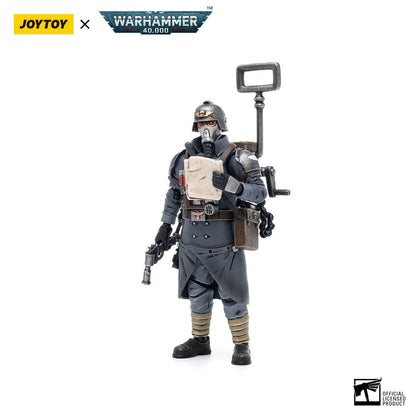 Warhammer 40k Actionfigur 1/18 Death Korps of Krieg Veteran Squad Guardsman Communications Specialist 10 cm Image 1