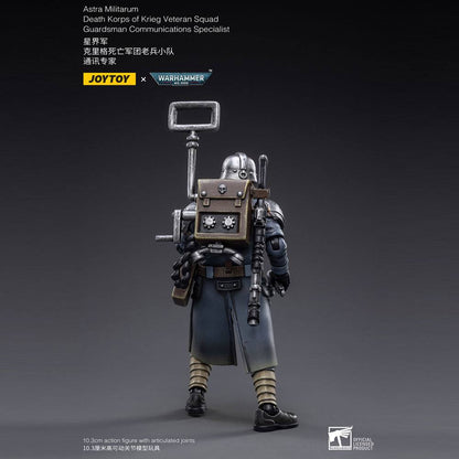 Warhammer 40k Actionfigur 1/18 Death Korps of Krieg Veteran Squad Guardsman Communications Specialist 10 cm Image 7