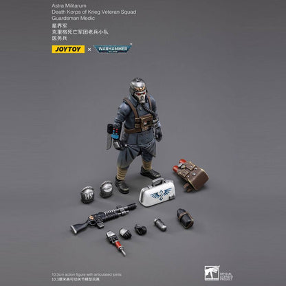 Warhammer 40k Actionfigur 1/18 Death Korps of Krieg Veteran Squad Guardsman Medic 10 cm Image 8