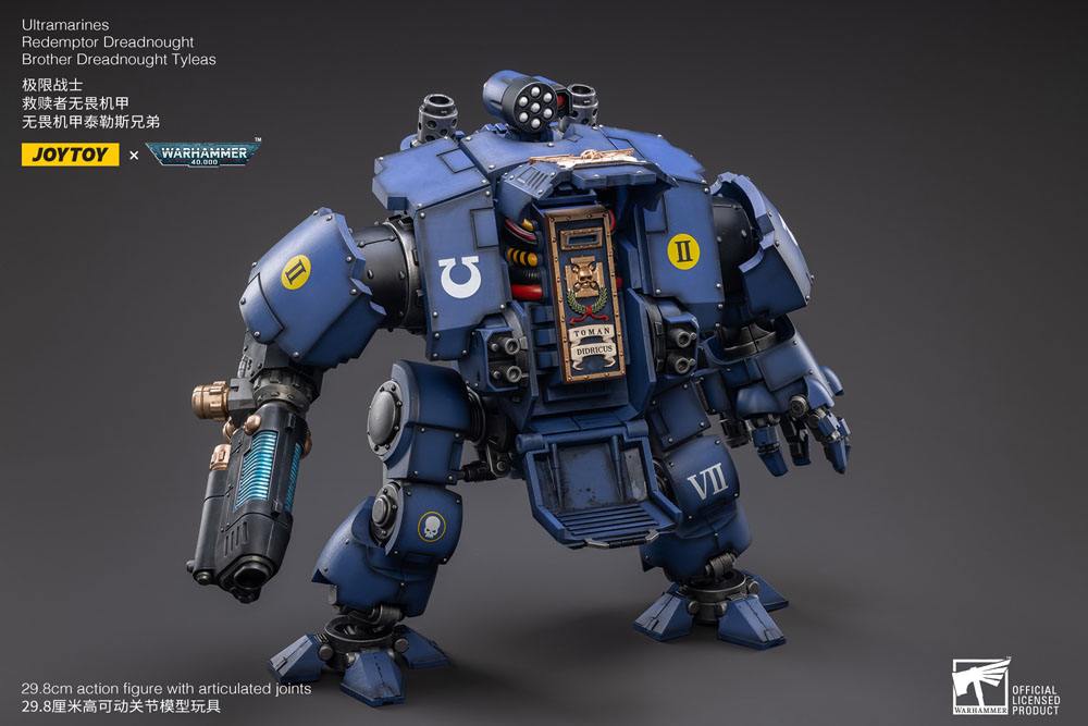 Warhammer 40,000 Actionfigur 1/18 Ultramarines Redemptor Dreadnought Brother Dreadnought Tyleas 30 cm Reproduktion Image 4