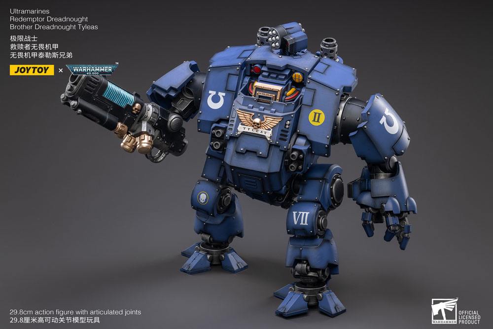 Warhammer 40,000 Actionfigur 1/18 Ultramarines Redemptor Dreadnought Brother Dreadnought Tyleas 30 cm Reproduktion Image 5