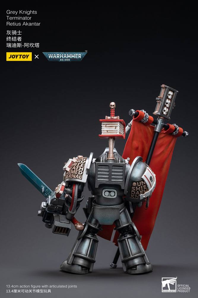 Warhammer 40k Actionfigur 1/18 Grey Knights Terminator Retius Akantar 13 cm Image 3