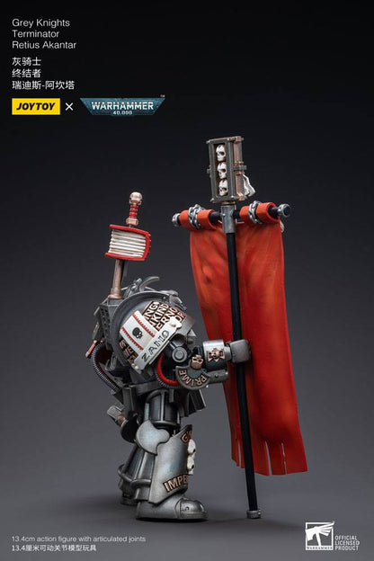Warhammer 40k Actionfigur 1/18 Grey Knights Terminator Retius Akantar 13 cm Image 4