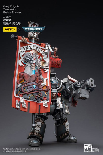 Warhammer 40k Actionfigur 1/18 Grey Knights Terminator Retius Akantar 13 cm Image 6