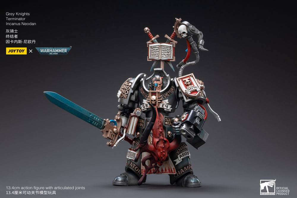 Warhammer 40k Actionfigur 1/18 Grey Knights Terminator Incanus Neodan 13 cm Image 2