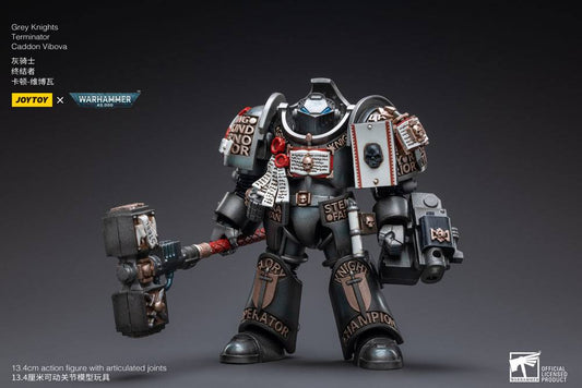 Warhammer 40k Actionfigur 1/18 Grey Knights Terminator Caddon Vibova 13 cm Image 2