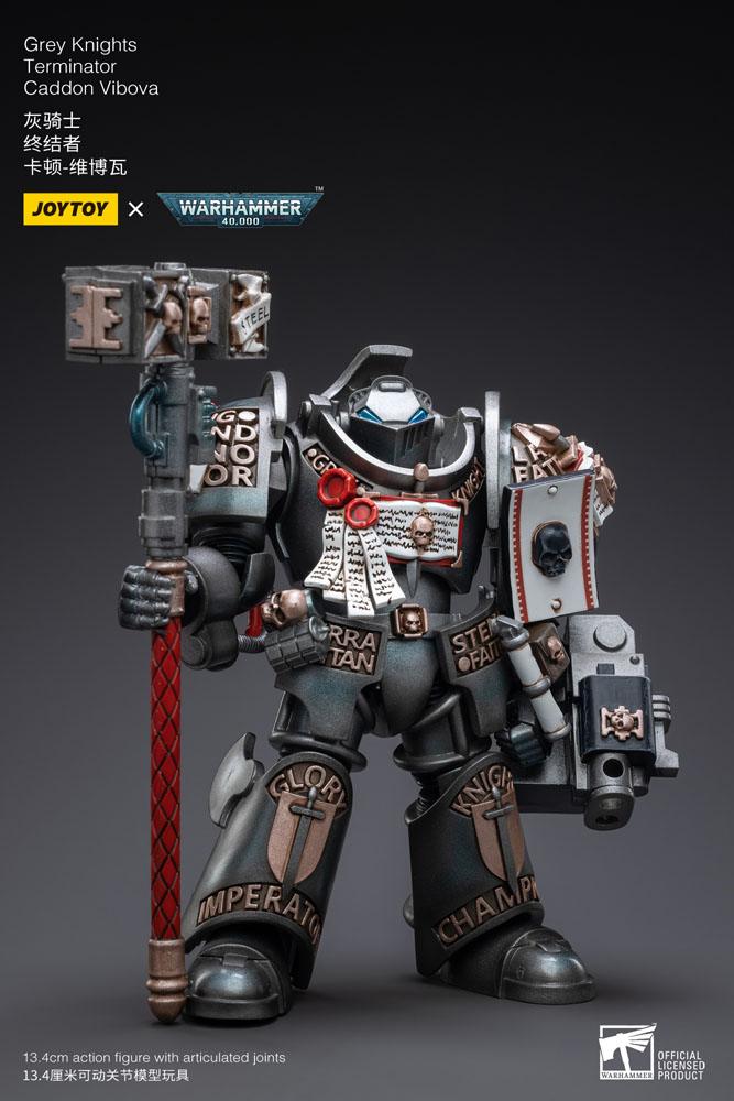 Warhammer 40k Actionfigur 1/18 Grey Knights Terminator Caddon Vibova 13 cm Image 4