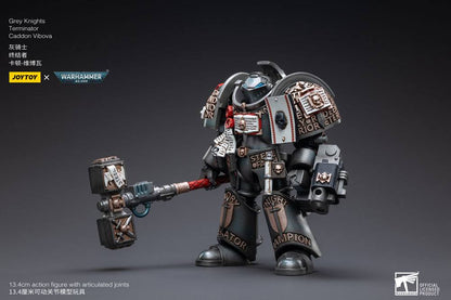 Warhammer 40k Actionfigur 1/18 Grey Knights Terminator Caddon Vibova 13 cm Image 6