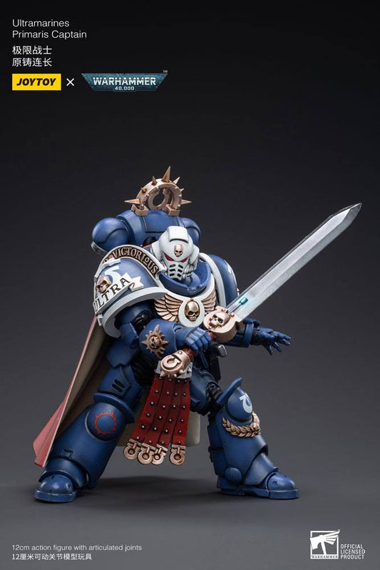 Warhammer 40k Actionfigur 1/18 Ultramarines Primaris Captain 12 cm Image 2