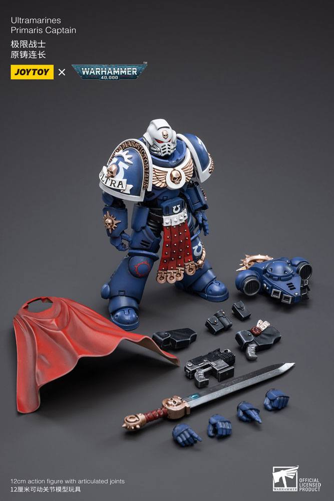 Warhammer 40k Actionfigur 1/18 Ultramarines Primaris Captain 12 cm Image 8