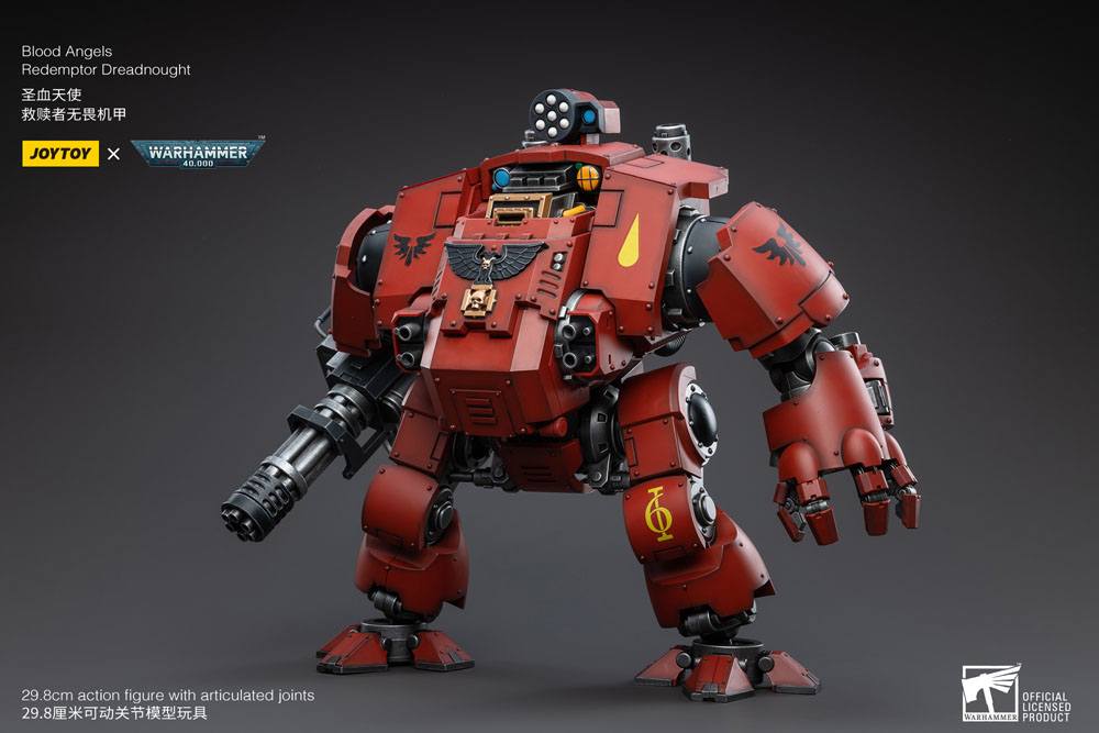 Warhammer 40k Actionfigur 1/18 Blood Angels Redemptor Dreadnought 30 cm Image 2