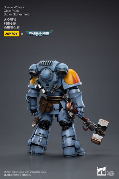 Warhammer 40k Actionfigur 1/18 Space Wolves Claw Pack Sigyrr Stoneshield 12 cm Image 11