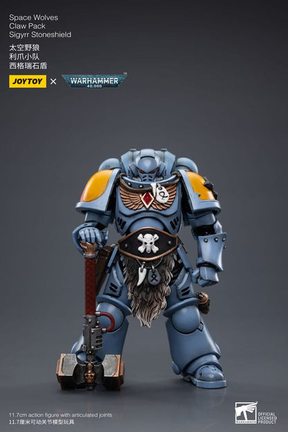 Warhammer 40k Actionfigur 1/18 Space Wolves Claw Pack Sigyrr Stoneshield 12 cm Image 12